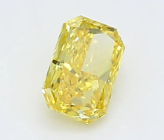 0.21ct Radiant Lab Grown Diamond (Colour Fancy Vivid Yellow, Clarity VVS2, IGI Certified)