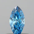 0.26ct Marquise Lab Grown Diamond (Colour Fancy Vivid Blue, Clarity VS1, IGI Certified)