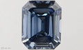 0.33ct Emerald Lab Grown Diamond (Colour Fancy Vivid Blue, Clarity SI2, IGI Certified)