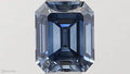 0.34ct Emerald Lab Grown Diamond (Colour Fancy Vivid Blue, Clarity SI2, IGI Certified)