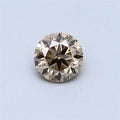 0.37ct Round Natural Diamond (Colour Yellow Brown, Clarity VVS2, Cut GD, IGI Certified)
