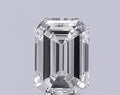 0.41ct Emerald Lab Grown Diamond (Colour G, Clarity VVS2, IGI Certified)