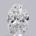 0.50ct Oval Lab Grown Diamond (Colour D, Clarity VS2, IGI Certified)