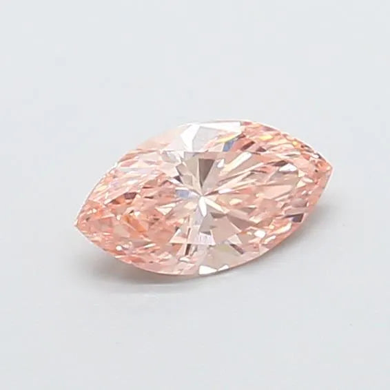 0.53ct Marquise Lab Grown Diamond (Colour Fancy Brown Pink, Clarity VS1, IGI Certified)