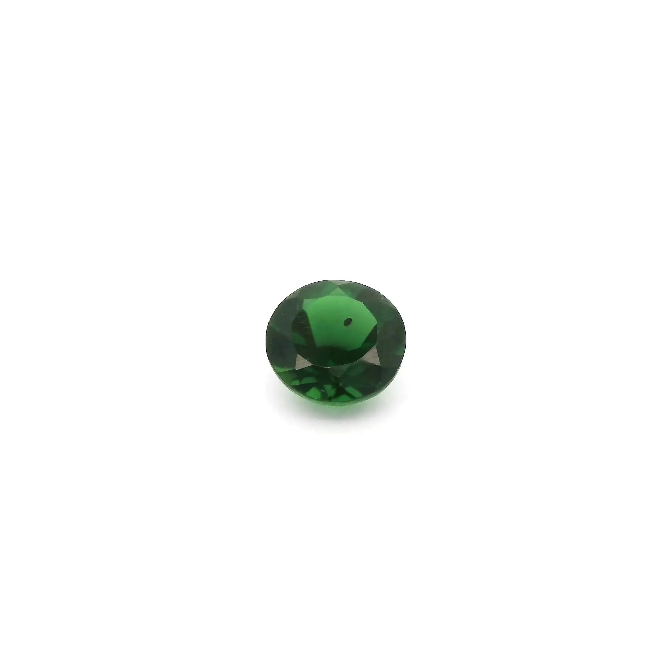 0.56ct Round Natural Tourmaline (Colour Green, Clarity Eye Clean, Cut Faceted)