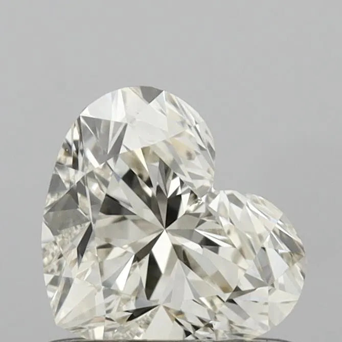0.72ct Heart Natural Diamond (Colour L, Clarity VS1, Cut VG, IGI Certified)