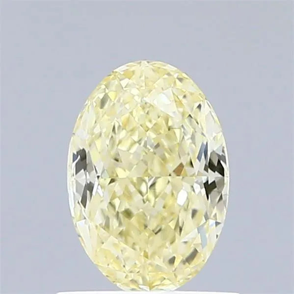 0.88ct Oval Lab Grown Diamond (Colour Fancy Yellow, Clarity VVS2, IGI Certified)