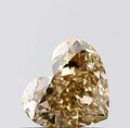 0.90ct Heart Natural Diamond (Colour Fancy Dark Yellowish Brown, Clarity SI1, GIA Certified)