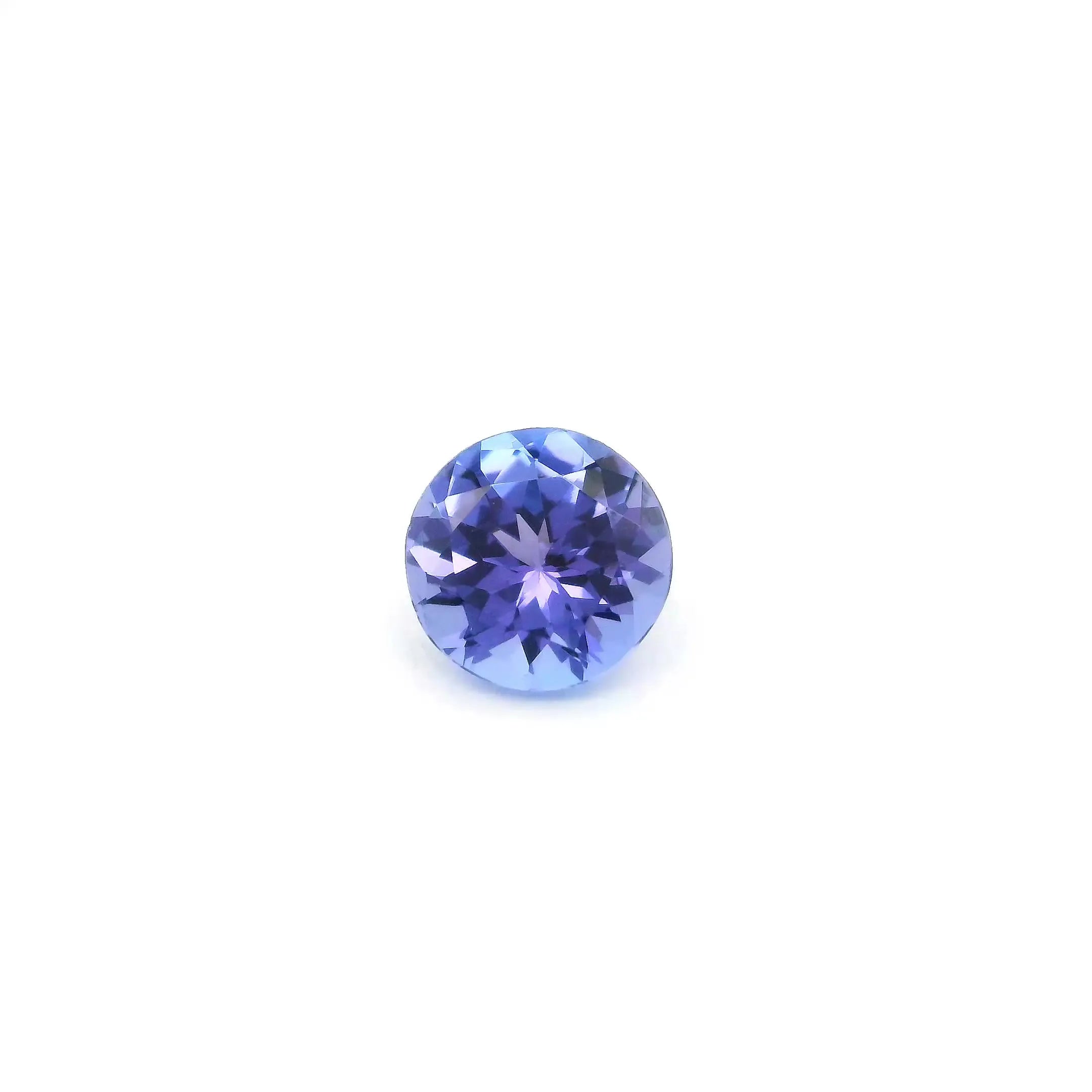 0.93ct Round Natural Tanzanite (Colour Blue, Clarity Eye Clean, Cut Faceted)