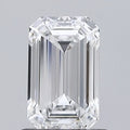 0.95ct Emerald Lab Grown Diamond (Colour D, Clarity VVS2, IGI Certified)