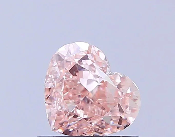 0.95ct Heart Lab Grown Diamond (Colour Fancy Intense Brownish Pink, Clarity VS2, IGI Certified)