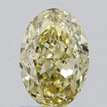 1.00ct Oval Lab Grown Diamond (Colour Fancy Yellow, Clarity VS1, IGI Certified)