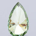 1.00ct Pear Lab Grown Diamond (Colour Fancy Vivid Green, Clarity VVS2, IGI Certified)