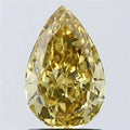 1.01ct Pear Lab Grown Diamond (Colour Fancy Vivid Yellow, Clarity VS2, IGI Certified)