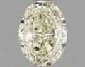 1.02ct Oval Lab Grown Diamond (Colour Fancy Yellow, Clarity VVS2, IGI Certified)