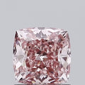 1.03ct Cushion modified Lab Grown Diamond (Colour Fancy Intense Brownish Pink, Clarity VS1, IGI Certified)