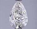 1.03ct Pear Lab Grown Diamond (Colour G, Clarity SI1, IGI Certified)