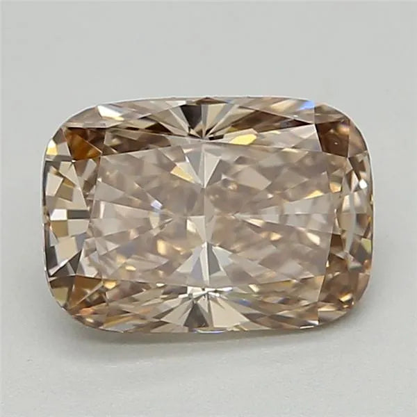 1.04ct Cushion brilliant Lab Grown Diamond (Colour Fancy Brown, Clarity VVS2, IGI Certified)