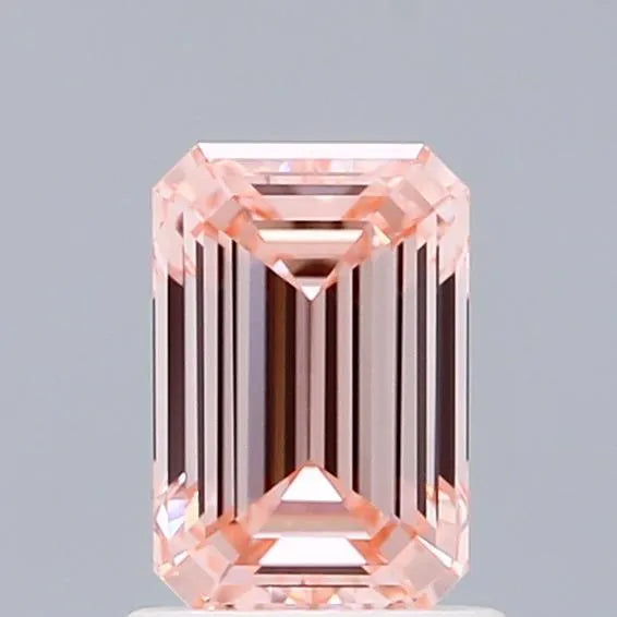 1.05ct Emerald Lab Grown Diamond (Colour Fancy Intense Pink, Clarity VVS2, IGI Certified)
