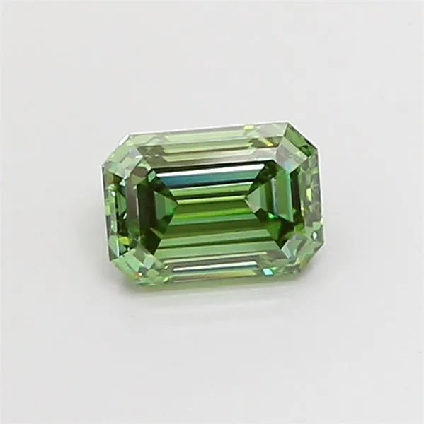 1.05ct Emerald Lab Grown Diamond (Colour Fancy Vivid Green, Clarity VVS2, IGI Certified)
