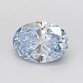 1.06ct Oval Lab Grown Diamond (Colour Fancy Intense Blue, Clarity VVS2, IGI Certified)