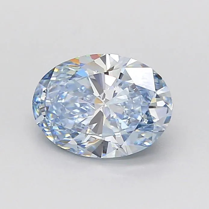 1.06ct Oval Lab Grown Diamond (Colour Fancy Intense Blue, Clarity VVS2, IGI Certified)