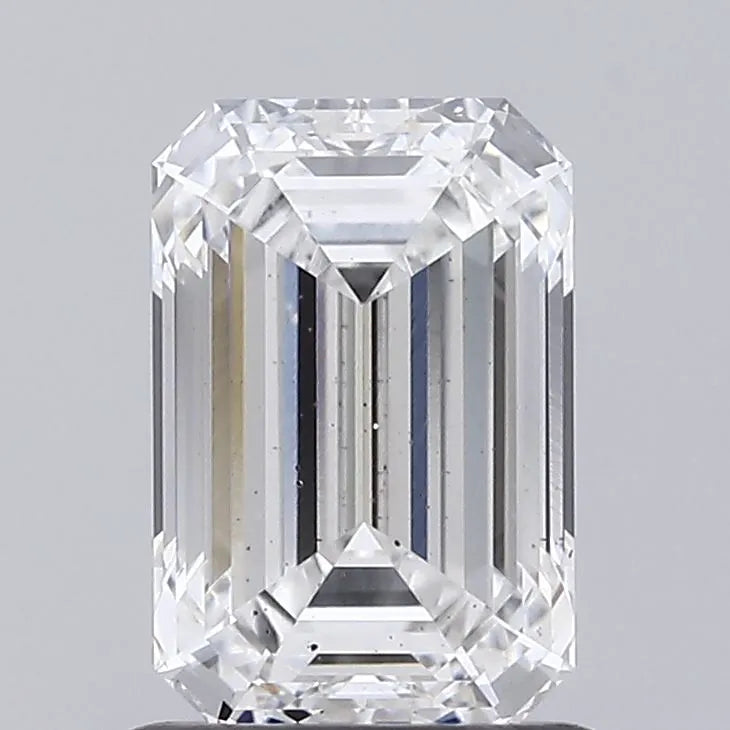 1.12ct Emerald Lab Grown Diamond (Colour E, Clarity SI1, IGI Certified)