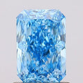1.14ct Radiant Lab Grown Diamond (Colour Fancy Vivid Blue, Clarity VS1, IGI Certified)