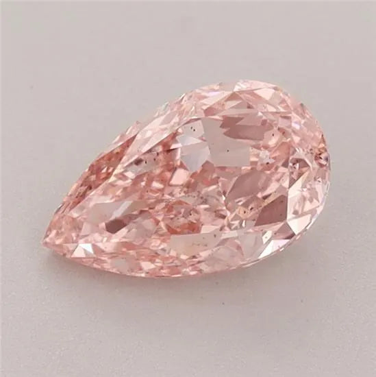 1.16ct Pear Lab Grown Diamond (Colour Fancy Vivid Pink, Clarity VS2, IGI Certified)