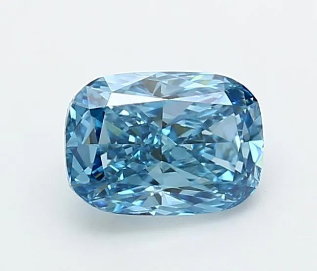 1.22ct Cushion modified Lab Grown Diamond (Colour Fancy Vivid Blue, Clarity VVS2, IGI Certified)
