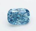 1.22ct Cushion modified Lab Grown Diamond (Colour Fancy Vivid Blue, Clarity VVS2, IGI Certified)