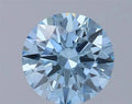 1.28ct Round Lab Grown Diamond (Colour Fancy Vivid Blue, Clarity VS2, Cut ID, IGI Certified)