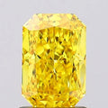 1.30ct Radiant Lab Grown Diamond (Colour Fancy Vivid Yellow, Clarity VVS1, IGI Certified)