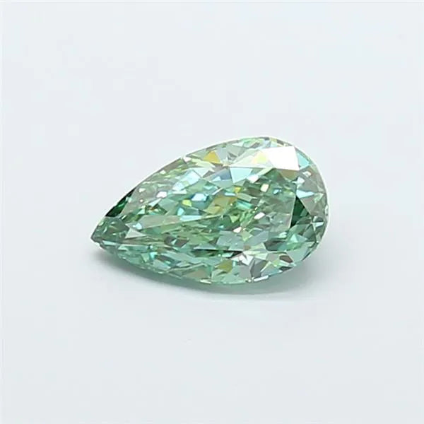 1.31ct Pear Lab Grown Diamond (Colour Fancy Vivid Green, Clarity VS1, IGI Certified)