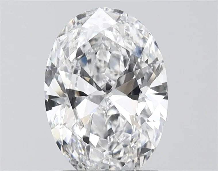 1.34ct Oval Lab Grown Diamond (Colour D, Clarity VVS2, IGI Certified)