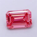 1.35ct Emerald Lab Grown Diamond (Colour Fancy Vivid Pink, Clarity VS2, IGI Certified)
