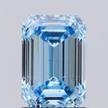 1.42ct Emerald Lab Grown Diamond (Colour Fancy Intense Blue, Clarity SI1, IGI Certified)