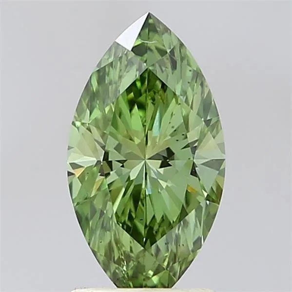 1.42ct Marquise Lab Grown Diamond (Colour Fancy Vivid Green, Clarity VS2, IGI Certified)