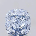 1.43ct Cushion modified Lab Grown Diamond (Colour Fancy Blue, Clarity VVS2, IGI Certified)