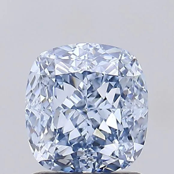 1.43ct Cushion modified Lab Grown Diamond (Colour Fancy Blue, Clarity VVS2, IGI Certified)