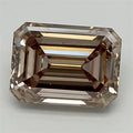 1.45ct Emerald Lab Grown Diamond (Colour Fancy Light Gray Brown, Clarity VS1, IGI Certified)