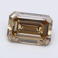 1.48ct Emerald Lab Grown Diamond (Colour Fancy Brown, Clarity VS1, IGI Certified)