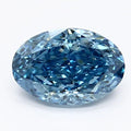 1.49ct Oval Lab Grown Diamond (Colour Fancy Vivid Blue, Clarity VS1, IGI Certified)