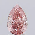 1.50ct Pear Lab Grown Diamond (Colour Fancy Vivid Pink, Clarity VS1, IGI Certified)