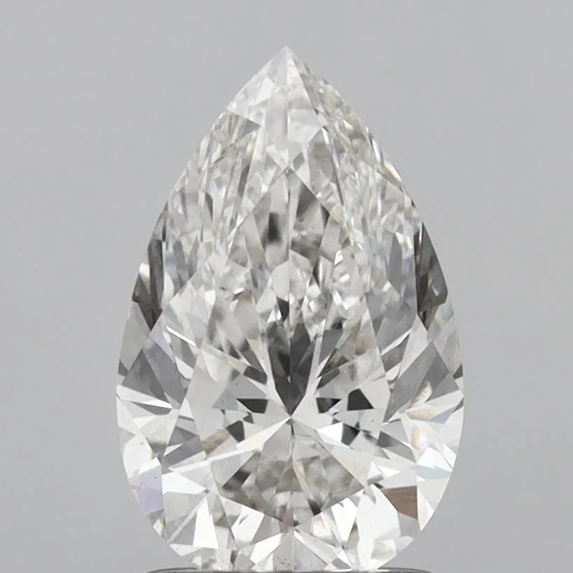1.50ct Pear Lab Grown Diamond (Colour G, Clarity SI1, IGI Certified)