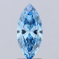 1.51ct Marquise Lab Grown Diamond (Colour Fancy Vivid Blue, Clarity SI1, IGI Certified)