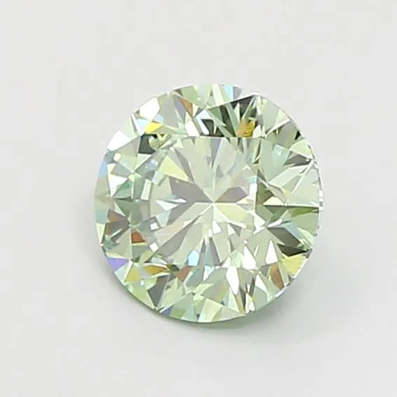 1.51ct Round Lab Grown Diamond (Colour Fancy Intense Green, Clarity VVS2, Cut ID, IGI Certified)