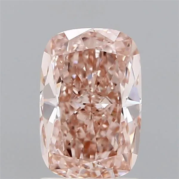 1.52ct Cushion brilliant Lab Grown Diamond (Colour Fancy Intense Brownish Pink, Clarity VVS2, IGI Certified)