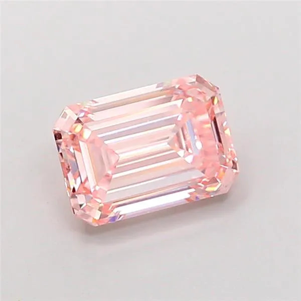 1.52ct Emerald Lab Grown Diamond (Colour Fancy Intense Pink, Clarity VS1, IGI Certified)