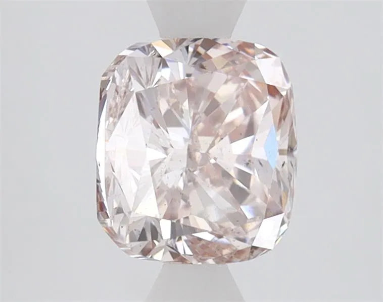 1.53ct Cushion modified Lab Grown Diamond (Colour Fancy Light Brownish Pink, Clarity SI1, IGI Certified)